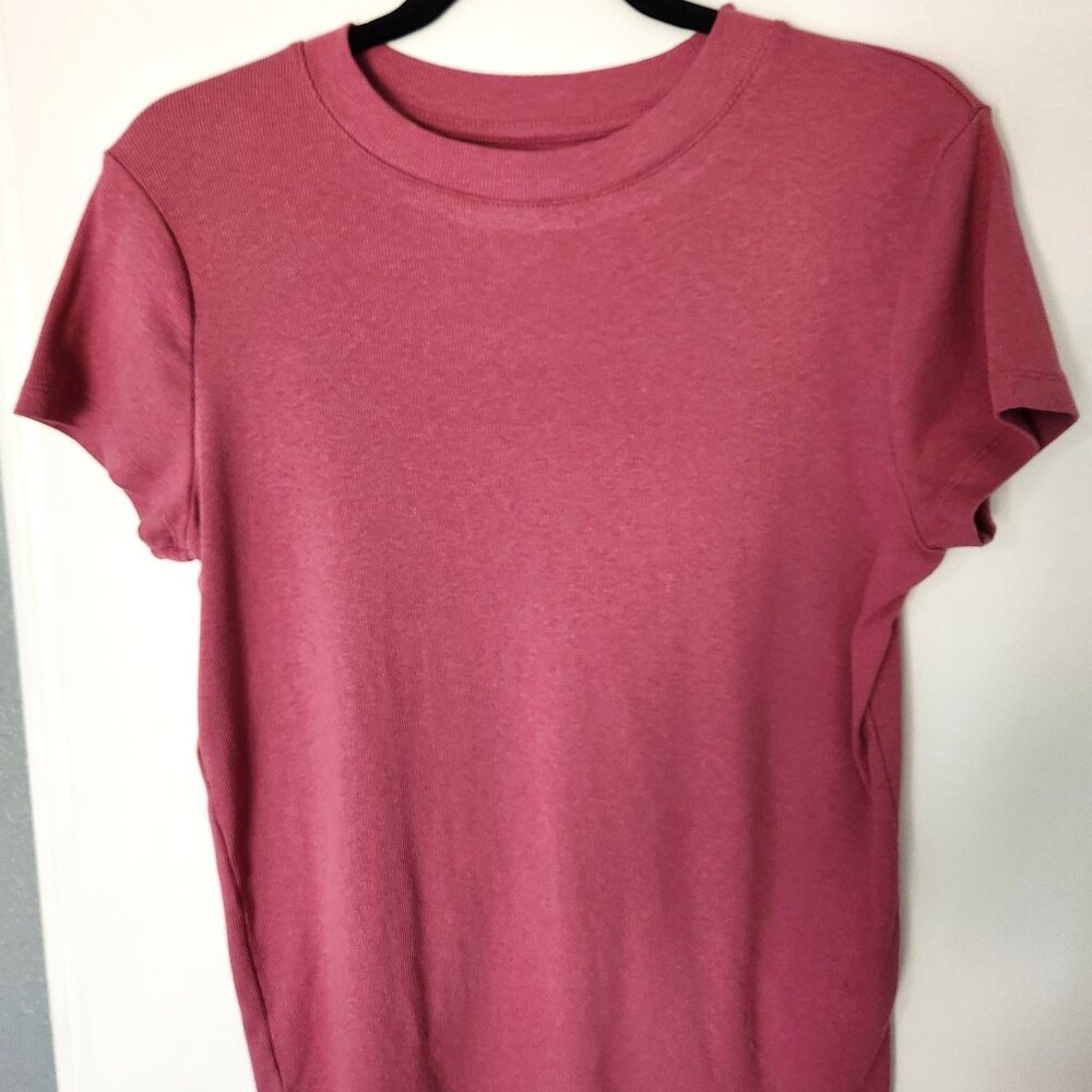 Women's Pink Knit Casual Top Size XL